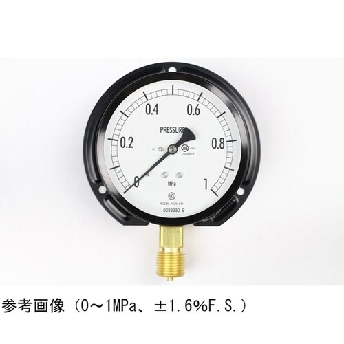 普通形圧力計(Φ100) 立形B枠 耐振