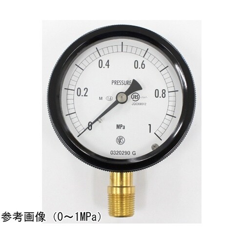 密閉型圧力計(75Φ) 立形A枠 蒸気用