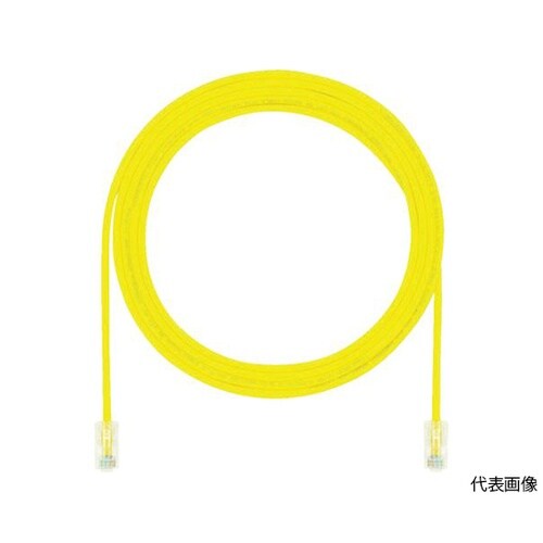 カテゴリ5E細径パッチコード 5m 黄