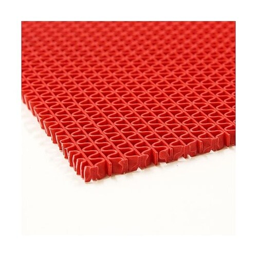 水切り安全歩行マット 600mm レッド
