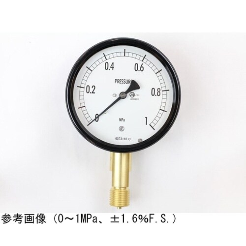 密閉型圧力計(100Φ) 立形A枠 4M