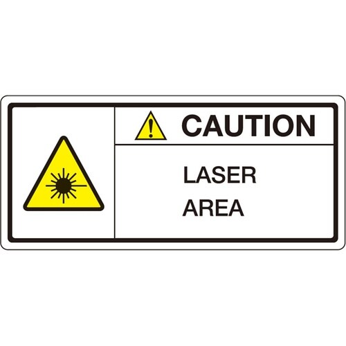 旧規格ラベル LASER AREA 英文