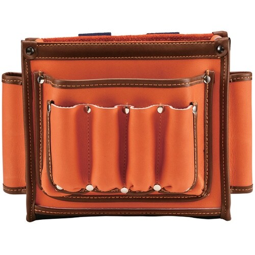 本革製腰袋 240 オレンジ 198−1