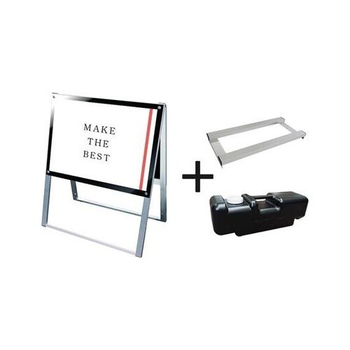 ポスター用スタンド看板 B2横両面ブラッ