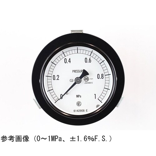 普通形圧力計(Φ75) 埋込形D枠(取付