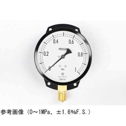 普通形圧力計(Φ100) 立形C枠 −0