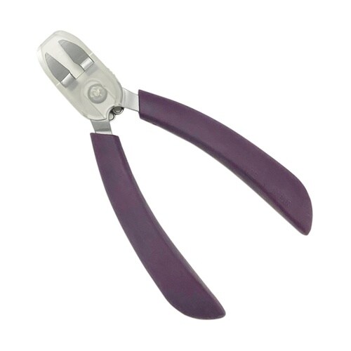 ニッパー爪切り ネイルニッパ− パ−プル