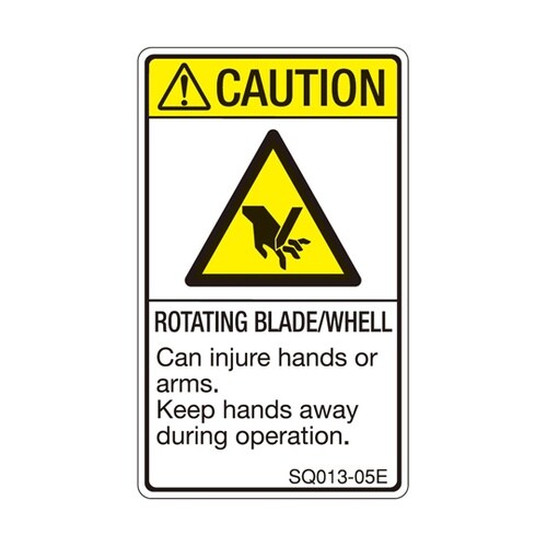 ISO規格準拠ラベル ROTATING