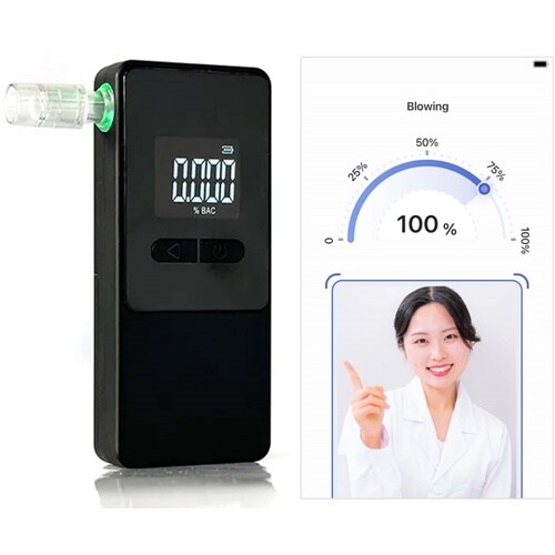 スマホ連動型アルコールチェッカー カメラ