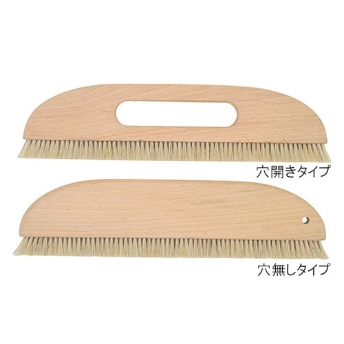 473−67三行ブラシ白馬毛穴無し11寸