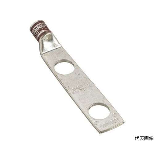 銅製圧縮端子 2穴 電線サイズ AWG2