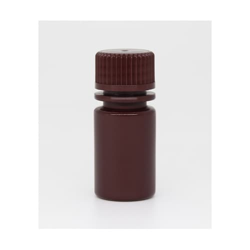 広口試薬ボトル(HDPE 褐色)15mL