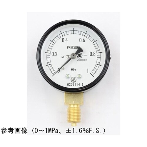 普通形圧力計(Φ60) 立形A枠 蒸気用