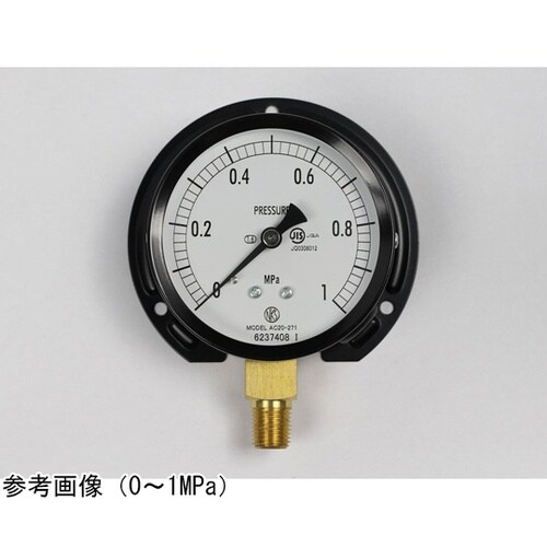 普通形圧力計(Φ75) 立形B枠 6MP