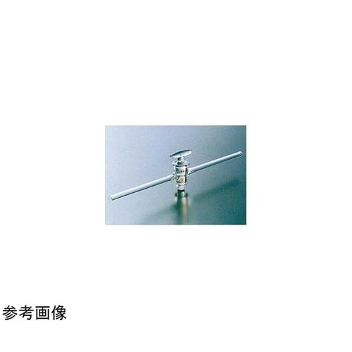 透明摺合二方コック φ12 19/38