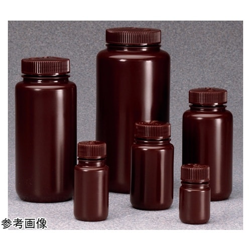 広口褐色ボトル 1000mL HDPE