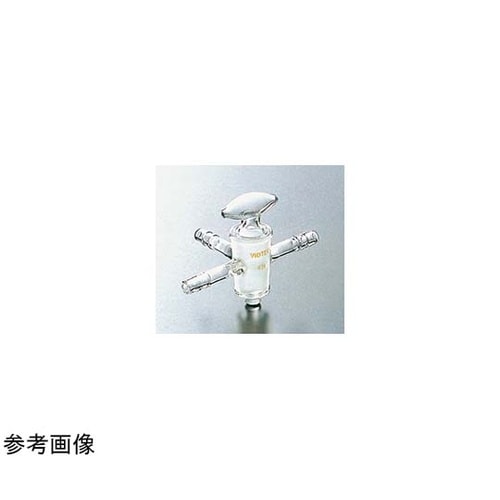 中空三方コック(ゴム止付)φ8 19/3