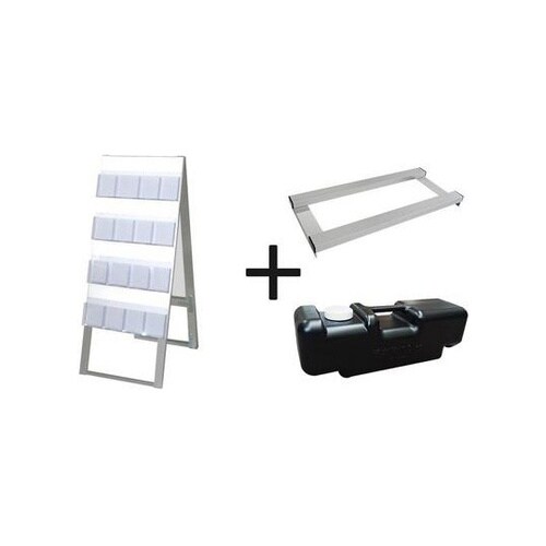 ケーススタンド看板 450幅4段両面ハイ