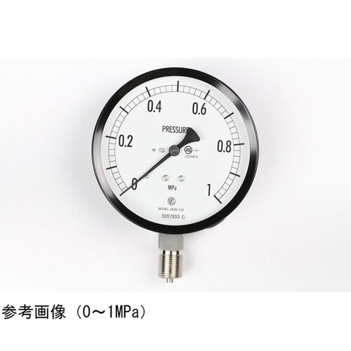 普通形圧力計(Φ100) 立形A枠 蒸気