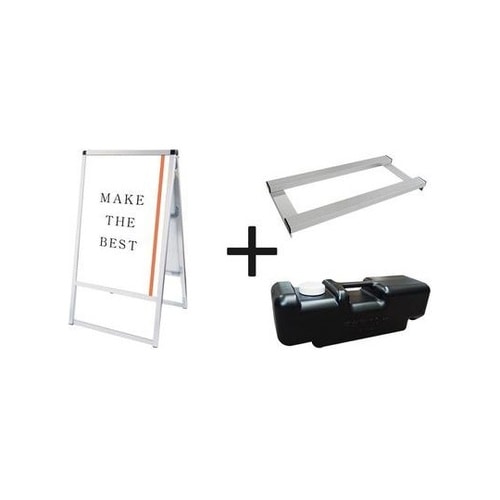 バリウススタンド看板 A1両面 ウエイト