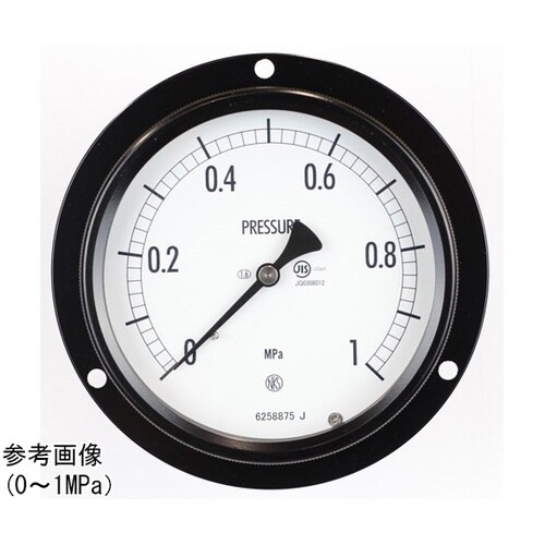 密閉型圧力計(100Φ) 埋込形D枠(取