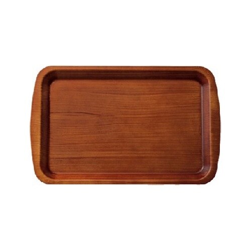カフェトレー小 チーク木目 NDC−27