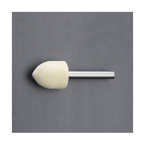 30x40mm/6mm軸 軸付フェルトバ