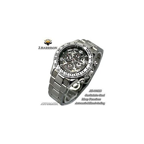 機械式多機能両面スケルトン時計 JH−0