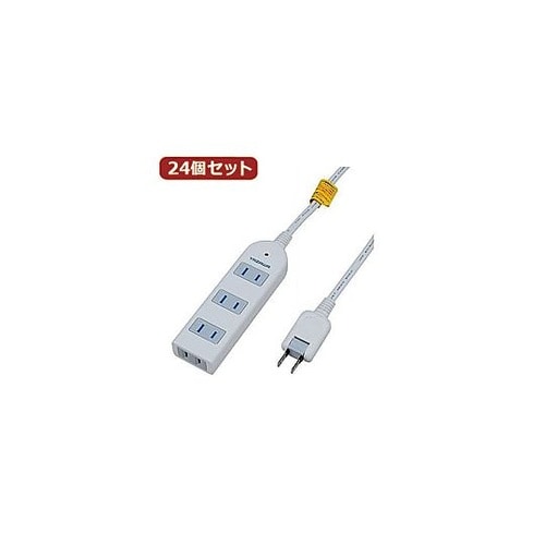 24個セット 雷ガード付延長コード・タッ
