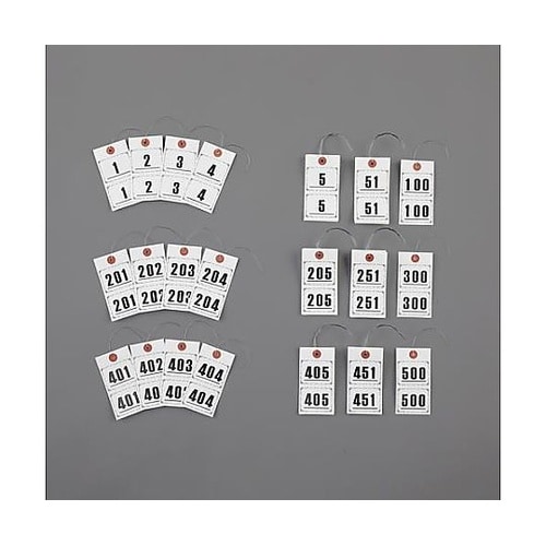 55x105mm 連番タグ(1ー500)