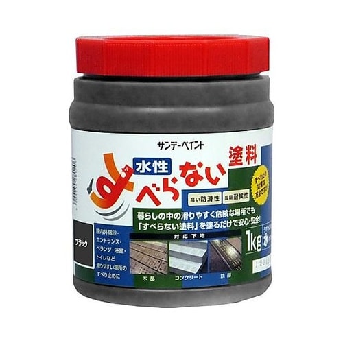 1.0kg 滑り止めコート剤(ブラック)