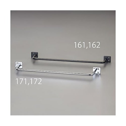 46x570mm スチールバー(クロムメ