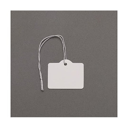 25x30mm 糸付タグ(白/1000枚