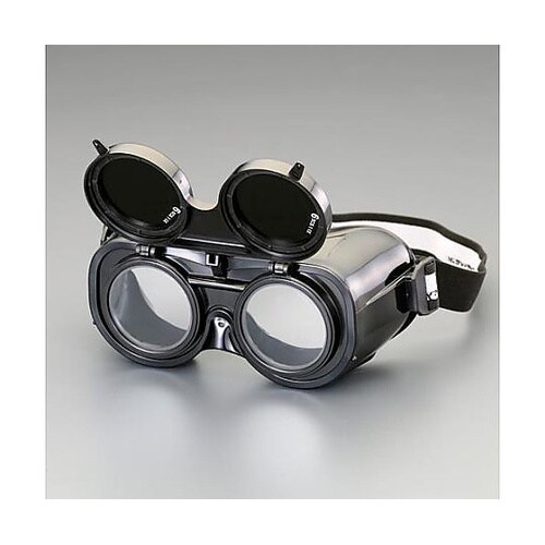 # 6 溶接用ゴーグル(ガス用/黒) E