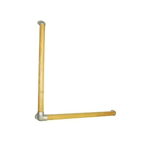 φ35x 600mm 木製手すり(L型)