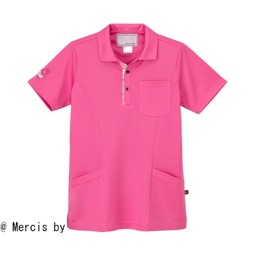 ニットシャツ ピンク LL MFJ−58