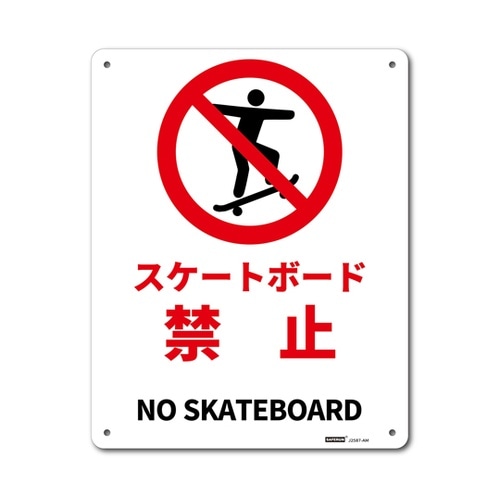 一般表示板 スケートボード禁止 250×