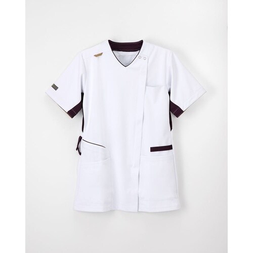 男女兼用スクラブ Tパープル M AW−