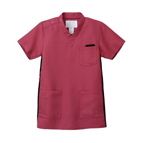 男女兼用スクラブ バーガン LL RT−