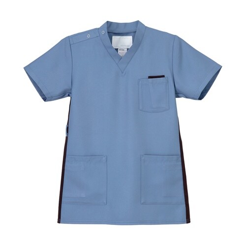 男女兼用スクラブ ブルー M RT−50