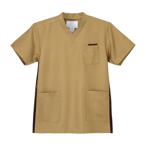 男女兼用スクラブ ベージュ SS RT−