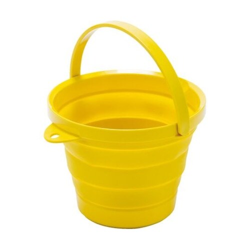 折りたたみバケツ イエロー 8L TOR