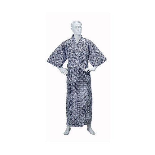 紳士スタンダード ガーゼねまき(付袖)