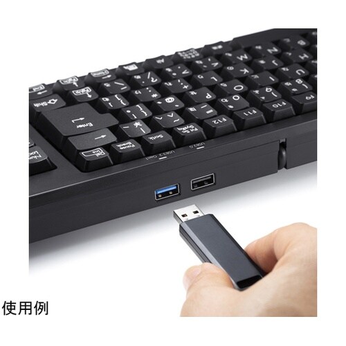 USBハブ付コンパクトキーボード SKB