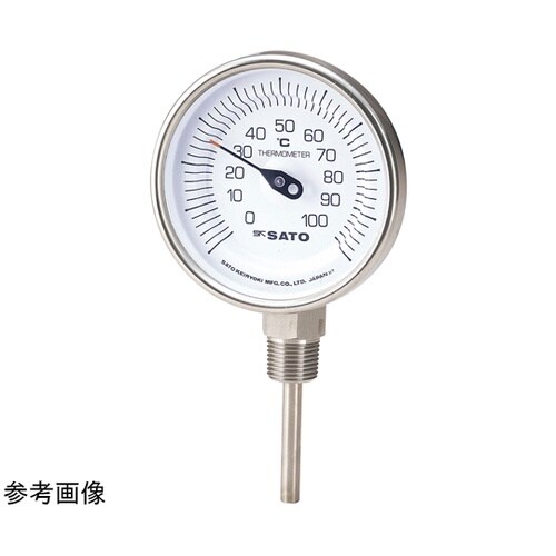 バイメタル式温度計 (アクリル仕様) 0