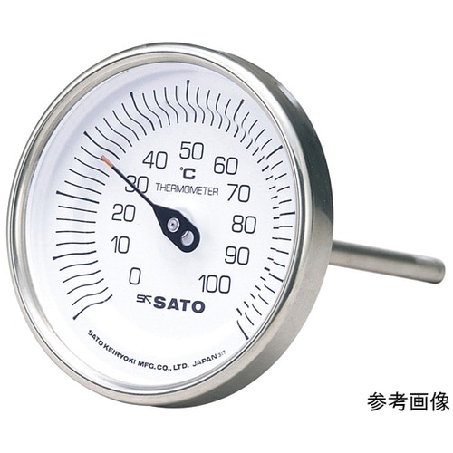 バイメタル式温度計 (アクリル仕様) 0