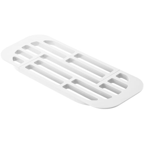 伸縮水切りラック アクア ホワイト 28