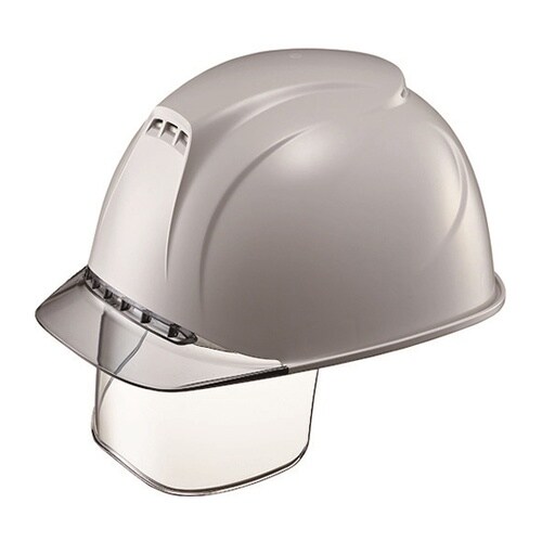 エアライト搭載ヘルメット(透明バイザータ