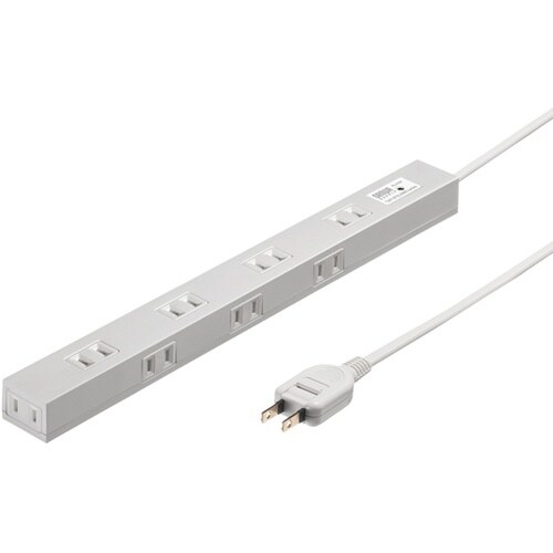 スリム雷ガードタップ 8個口 2m TA