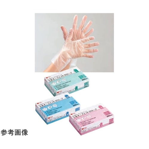 ミルキーフィットグローブ M 透明 20